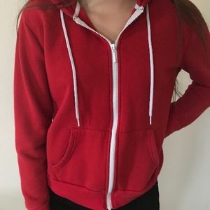 Red Zip Up